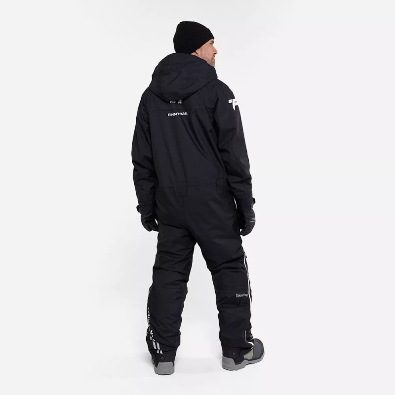 Комбинезон мужской Finntrail Backcountry 3903 Graphite, мембрана Toray, черный, размер 48-50 (M), 170-180 см