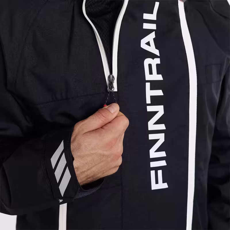 Комбинезон мужской Finntrail Backcountry 3903 Graphite, мембрана Toray, черный, размер 48-50 (M), 170-180 см