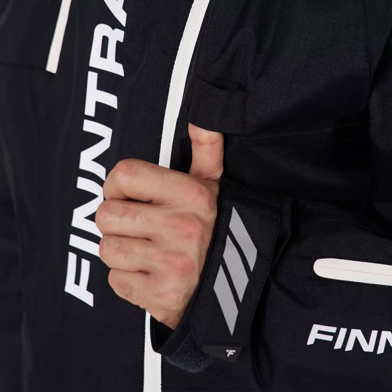 Комбинезон мужской Finntrail Backcountry 3903 Graphite, мембрана Toray, черный, размер 44-46 (S), 165-175 см