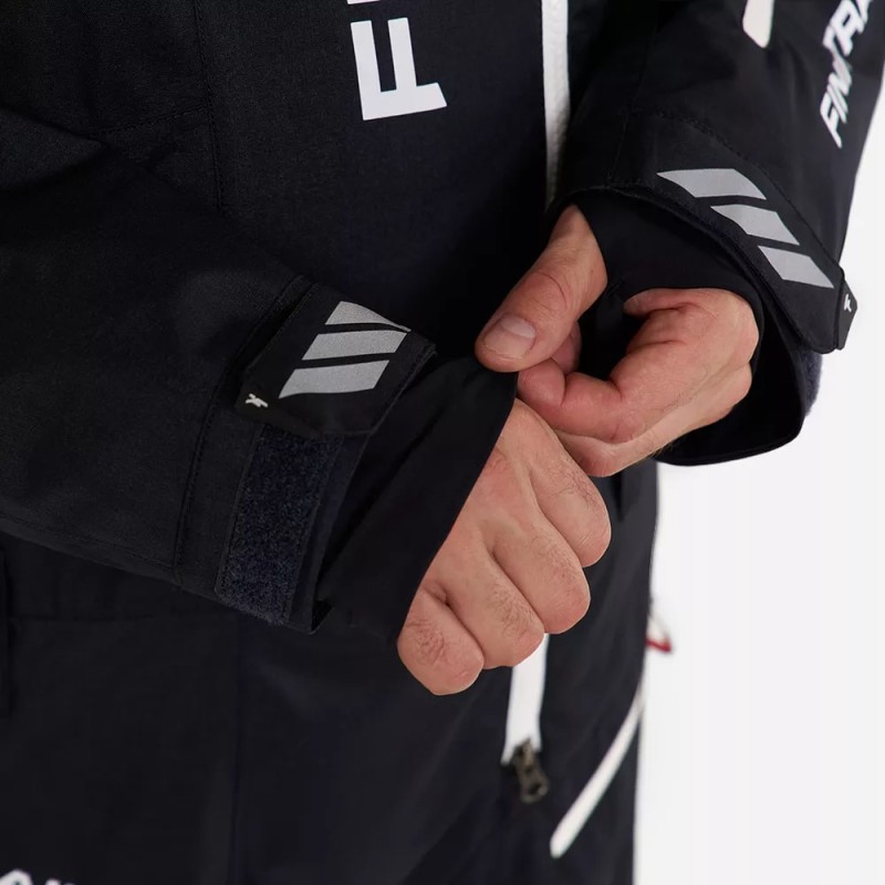 Комбинезон мужской Finntrail Backcountry 3903 Graphite, мембрана Toray, черный, размер 54-56 (XL), 180-190 см