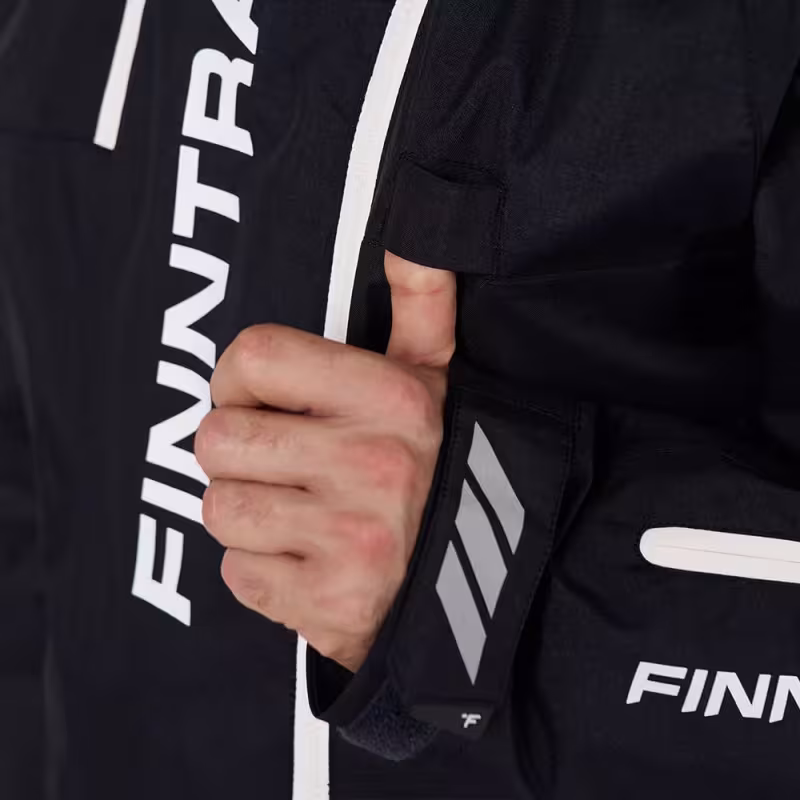 Комбинезон мужской Finntrail Backcountry 3903 Graphite, мембрана Toray, черный, размер 58-60 (XXL), 185-195 см