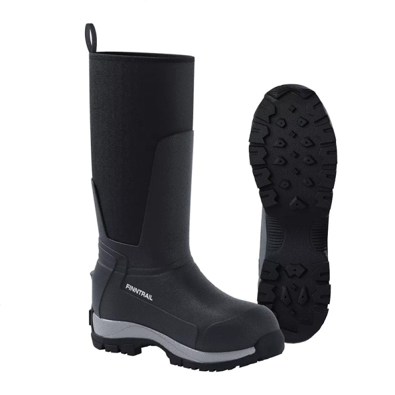 Сапоги мужские Finntrail Edge 7520 Graphite, черный, размер 44