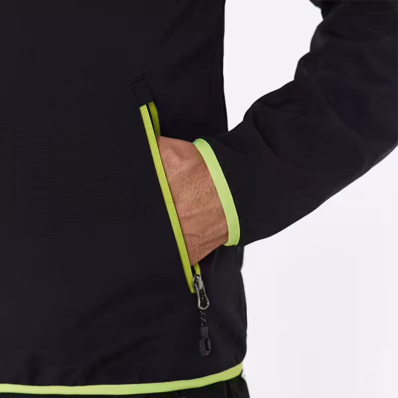 Куртка мужская Finntrail Nitro 1325 Graphite, ткань Софтшелл, черный, размер 44-46 (S), 165-175 см