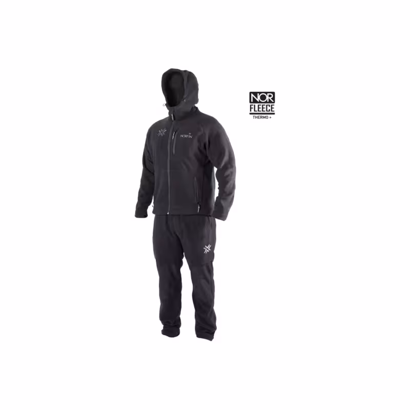 Костюм мужской Norfin Alpha BL, ткань Флис, черный, размер 60-62 (XXL), 184-190 см