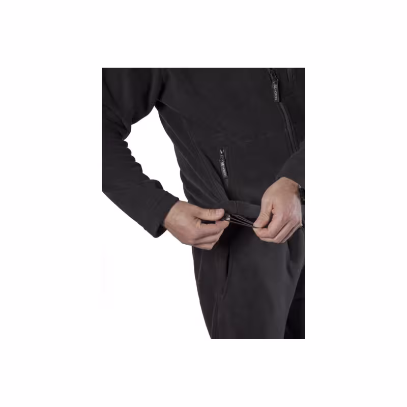 Костюм мужской Norfin Alpha BL, ткань Флис, черный, размер 60-62 (XXL), 184-190 см