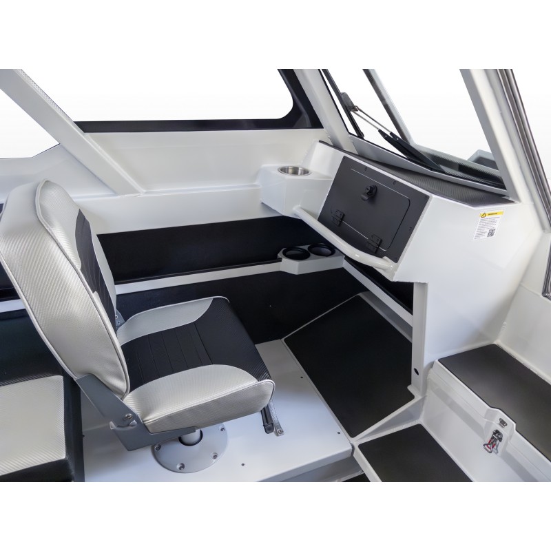 Лодка алюминиевая VBoats Yava XL COB в комплекте с мотором Hidea EF 115 для транца 635 мм