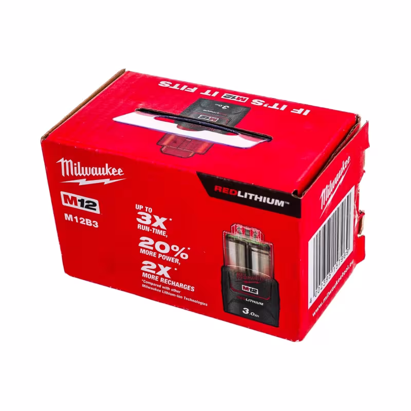 Аккумулятор Milwaukee 4932451388 для электроинструмента (Li-Ion, 12В, 3Ач)