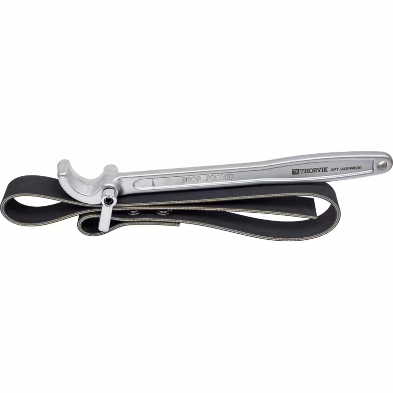 Съемник масляного фильтра ременной Thorvik AOFWB30, 50-220 мм