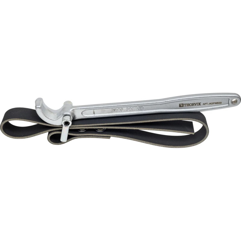 Съемник масляного фильтра ременной Thorvik AOFWB30, 50-220 мм