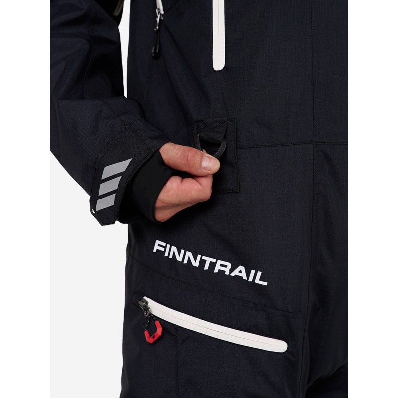 Комбинезон мужской Finntrail Backcountry 3904 Graphite, мембрана Toray, черный, размер 44-46 (S), 165-175 см