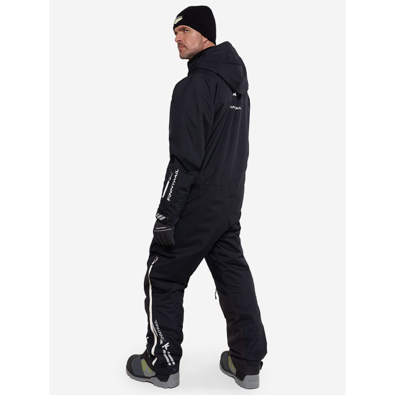 Комбинезон мужской Finntrail Backcountry 3904 Graphite, мембрана Toray, черный, размер 44-46 (S), 165-175 см