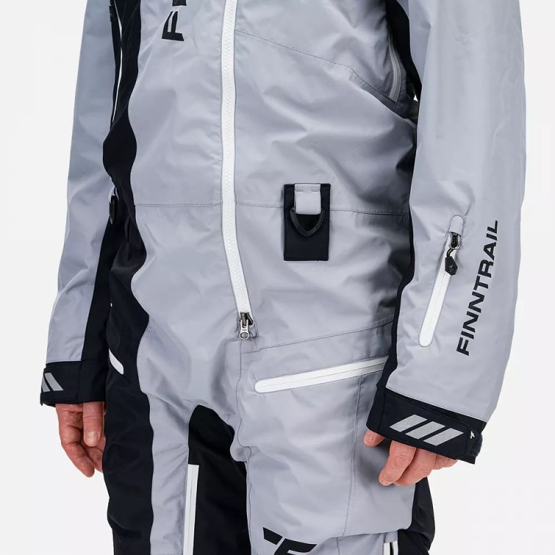 Комбинезон мужской Finntrail Backcountry 3904 LightGrey, мембрана Toray, серый, размер 44-46 (S), 165-175 см