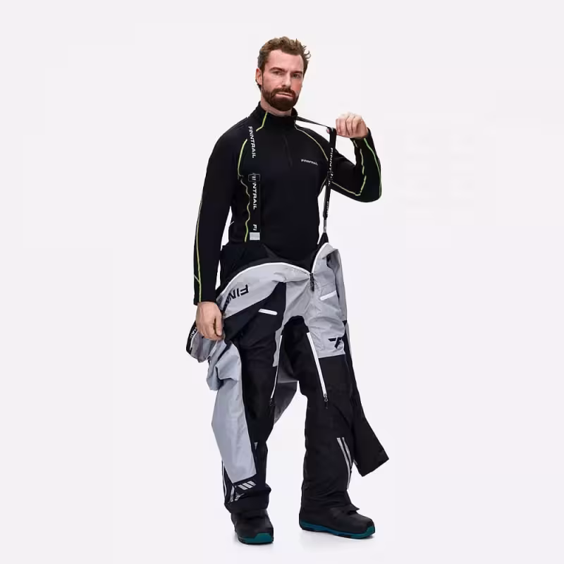 Комбинезон мужской Finntrail Backcountry 3904 LightGrey, мембрана Toray, серый, размер 54-56 (XL), 180-190 см