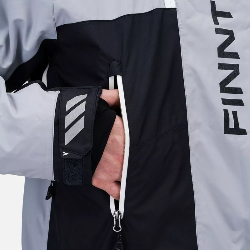 Комбинезон мужской Finntrail Backcountry 3904 LightGrey, мембрана Toray, серый, размер 58-60 (XXL), 185-195 см