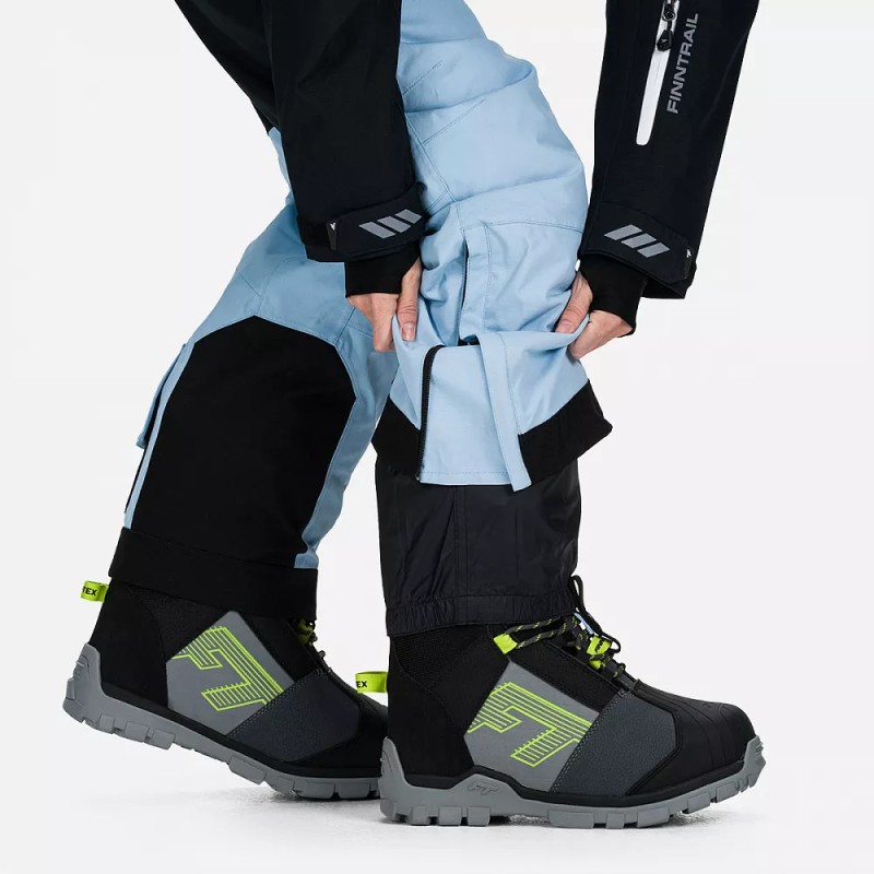 Комбинезон женский Finntrail Rachel 3853 LightBlue, мембрана Hard-Tex, голубой, размер 46-48 (M), 165-175 см