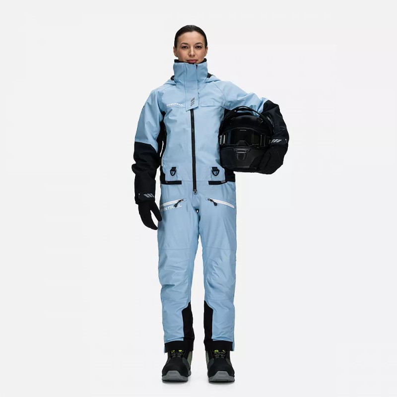 Комбинезон женский Finntrail Rachel 3853 LightBlue, мембрана Hard-Tex, голубой, размер 44-46 (S), 160-170 см