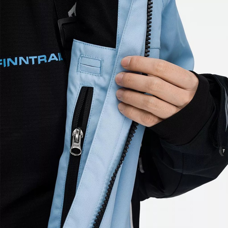 Комбинезон женский Finntrail Rachel 3853 LightBlue, мембрана Hard-Tex, голубой, размер 44-46 (S), 160-170 см