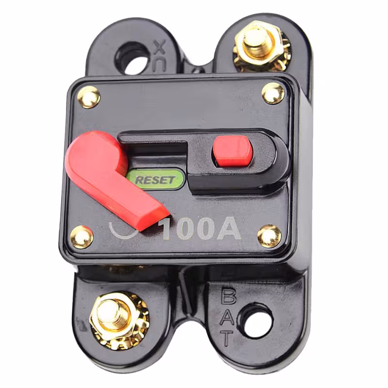 Предохранитель автоматический влагозащищенный 80А, с задержкой срабатывания