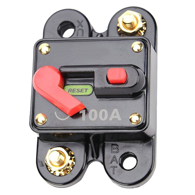 Предохранитель автоматический влагозащищенный 80А, с задержкой срабатывания