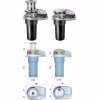 Лебедка якорная Quick Prince DP2E, 500 Вт, 12 В, цепь 6 мм