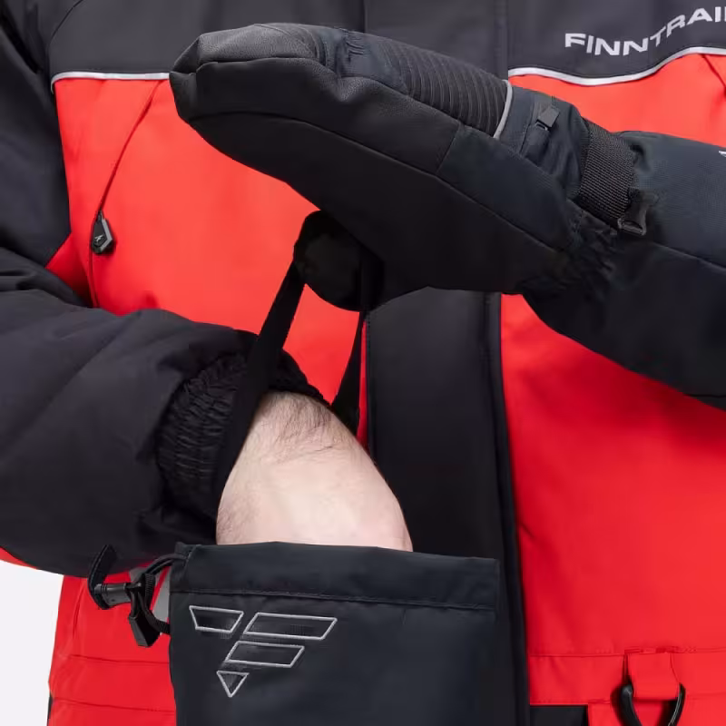 Рукавицы Finntrail Nordic 2942 Graphite, мембрана Hard-Tex, черный, размер L