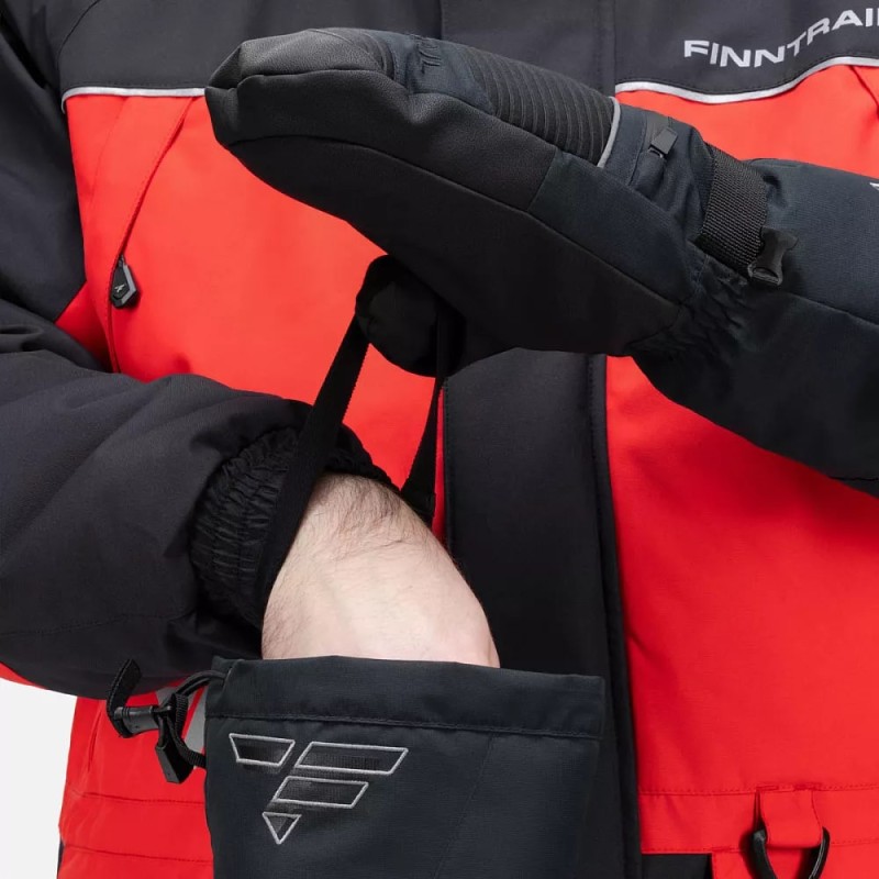 Рукавицы Finntrail Nordic 2942 Graphite, мембрана Hard-Tex, черный, размер XL