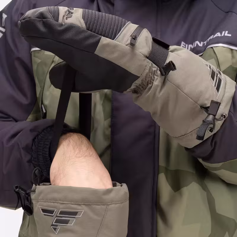 Рукавицы Finntrail Nordic 2942 Khaki, мембрана Hard-Tex, хаки, размер M