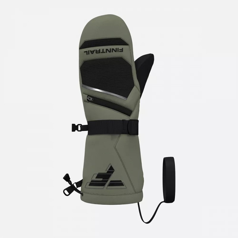 Рукавицы Finntrail Nordic 2942 Khaki, мембрана Hard-Tex, хаки, размер XL