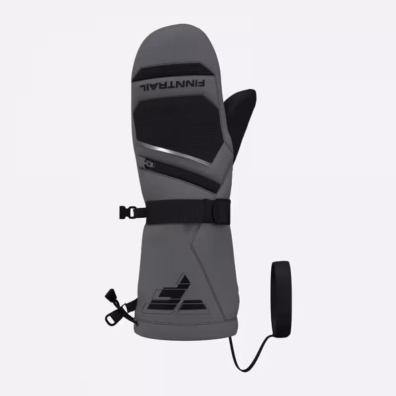 Рукавицы Finntrail Nordic 2942 MiddleGrey, мембрана Hard-Tex, серый, размер M