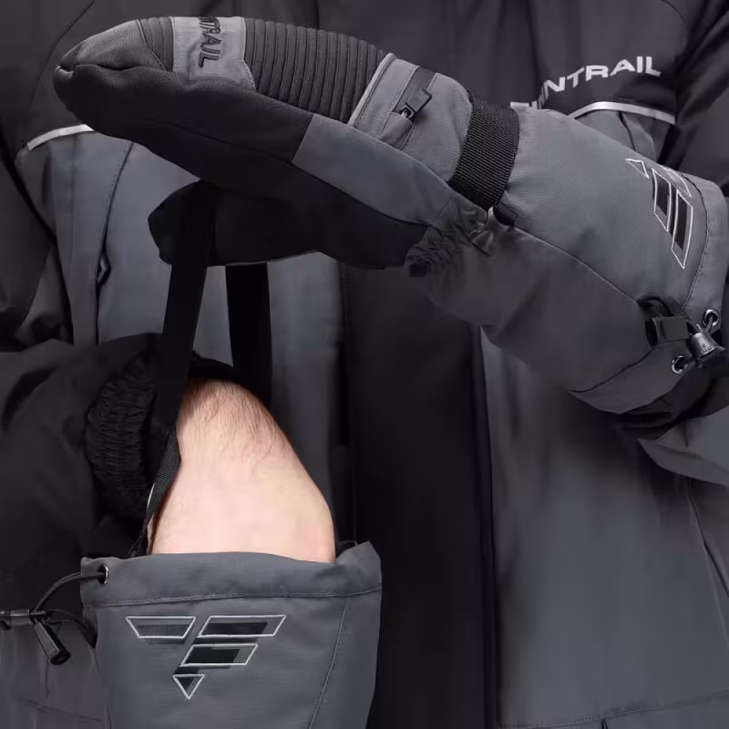 Рукавицы Finntrail Nordic 2942 MiddleGrey, мембрана Hard-Tex, серый, размер M