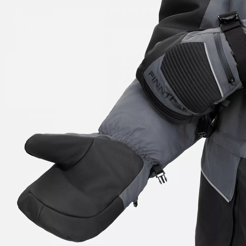 Рукавицы Finntrail Nordic 2942 MiddleGrey, мембрана Hard-Tex, серый, размер XL