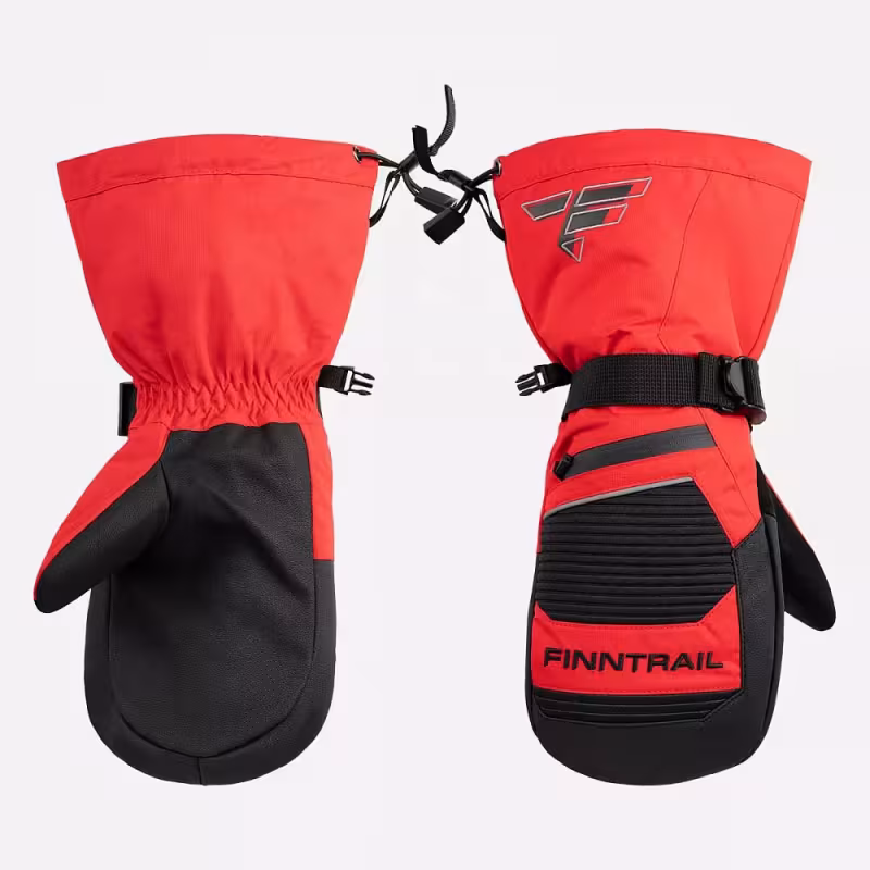 Рукавицы Finntrail Nordic 2942 Red, мембрана Hard-Tex, красный, размер L