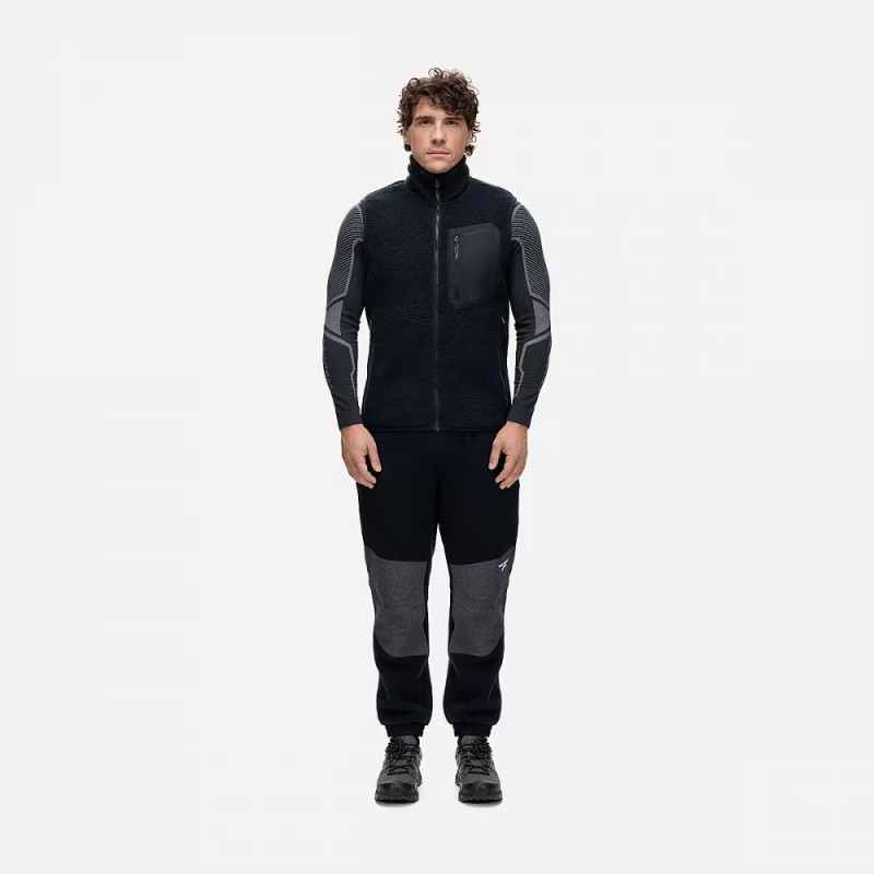 Жилет мужской Finntrail Teddy 1404 Graphite, ткань  Флис, черный, размер XXL