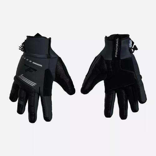 Мотоперчатки Finntrail GT 2791 Graphite, мембрана Hipora, черный, размер XL
