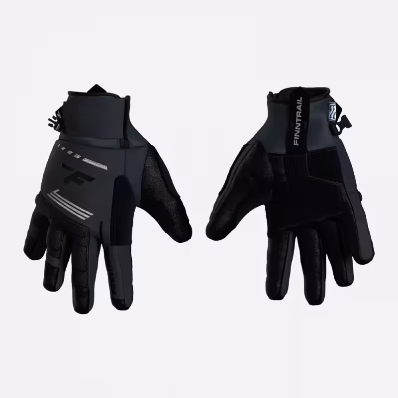 Мотоперчатки Finntrail GT 2791 Graphite, мембрана Hipora, черный, размер XL