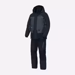 Костюм мужской Finntrail Nordy 3757 MiddleGrey, мембрана Hard-Tex, черный, размер 44-46 (S), 165-175 см