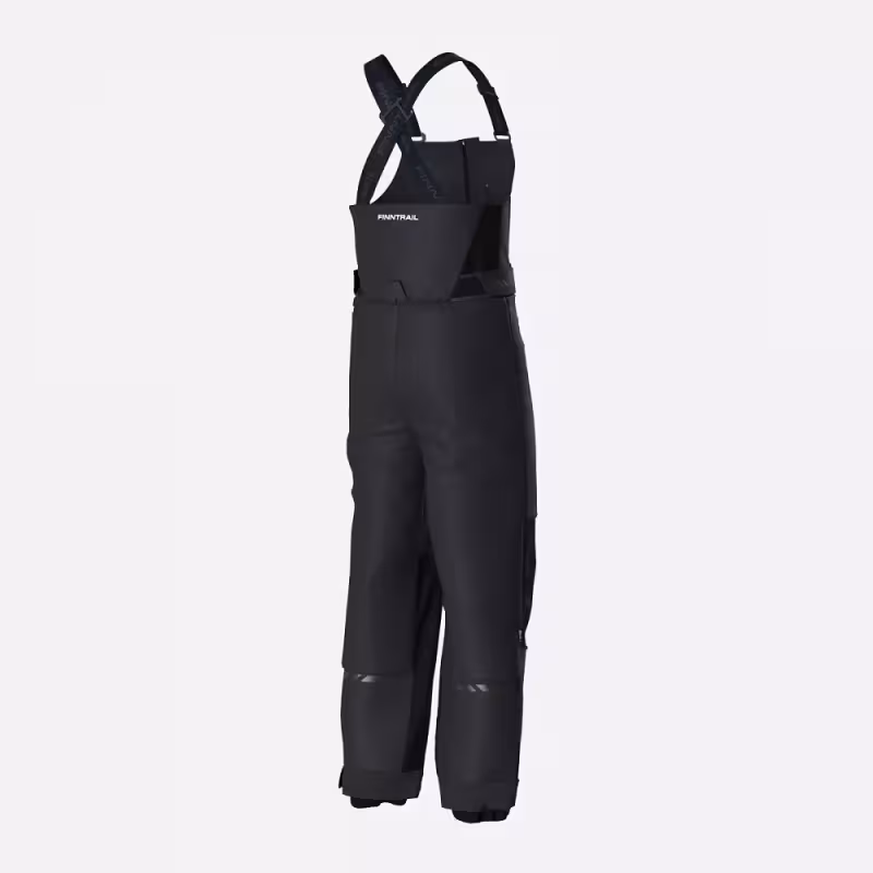 Полукомбинезон мужской Finntrail Snowranger 4619 Graphite, мембрана Toray Dermizax, черный, размер 50-52 (L), 175-185 см