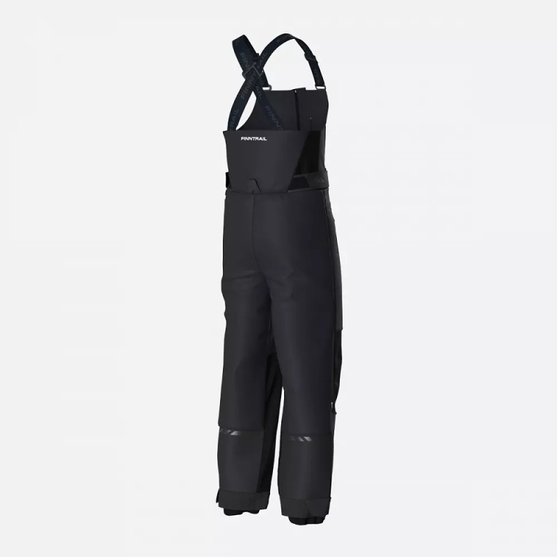 Полукомбинезон мужской Finntrail Snowranger 4619 Graphite, мембрана Toray Dermizax, черный, размер 54-56 (XL), 180-190 см