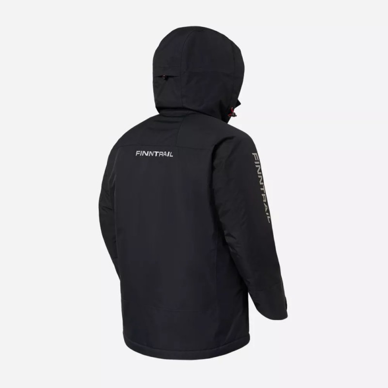 Куртка мужская Finntrail Tournament Insulated 3444 Graphite, мембрана Toray, черный, размер 58-60 (XXL), 185-195 см