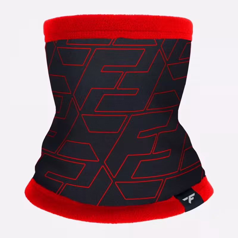 Шарф-бафф Finntrail TubePro 9811 GraphiteRed, флис, черный/красный, размер универсальный