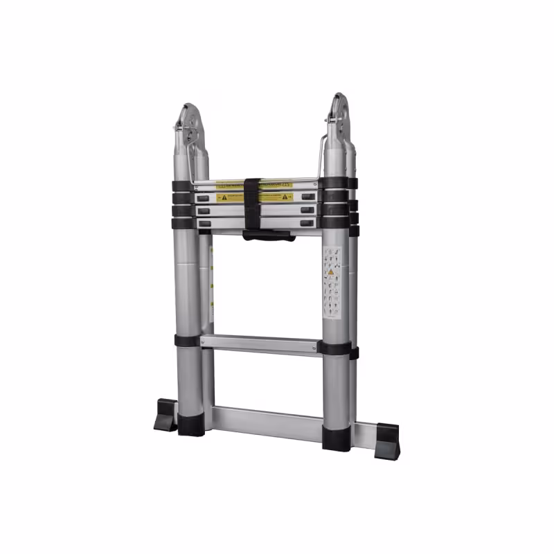 Лестница Новая Высота 2311205ТЛ двухсекционная алюминиевая, 3.2 м, 2х5 ступеней