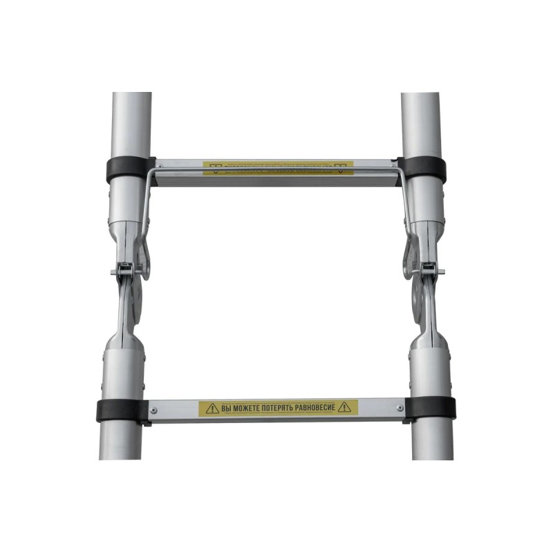 Лестница Новая Высота 2311207ТЛ двухсекционная алюминиевая, 4.4 м, 2х7 ступеней