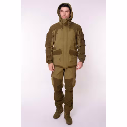 Куртка мужская Triton Gear Gorka Pro -5, ткань Venandi, хаки, размер 48-50, 170-176 см