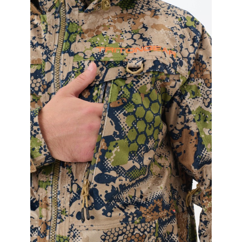 Костюм мужской Triton Gear Craft Pro -5, ткань Вилтекс, Forest green, зеленый, размер 56-58, 170-176 см