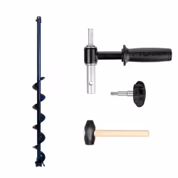 Ледобур под шуруповерт (шнек) Тонар Altay Energy 110R T-SAE110R-ASH20 (шнек, адаптер, молоточек)