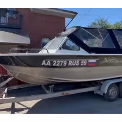 Лодка алюминиевая NorthSilver Pro 675 Jet в комплекте со стационарным мотором Mercury Optimax Sport Jet