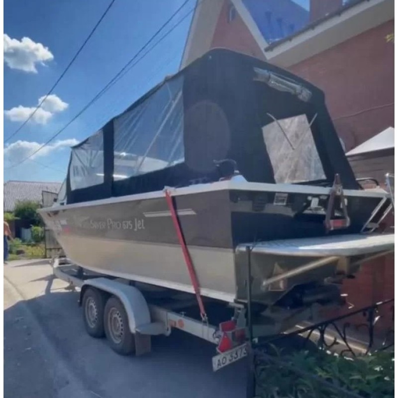 Лодка алюминиевая NorthSilver Pro 675 Jet в комплекте со стационарным мотором Mercury Optimax Sport Jet