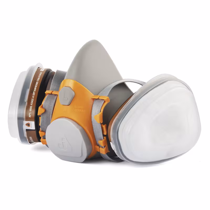 Респиратор Jeta Safety J-SET 6500 размер L: полумаска, фильтры А1, предфильтры P2, держатели