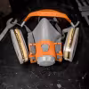 Респиратор Jeta Safety J-SET 6500 размер L: полумаска, фильтры А1, предфильтры P2, держатели