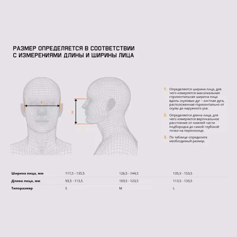 Респиратор Jeta Safety J-SET 6500 размер L: полумаска, фильтры А1, предфильтры P2, держатели